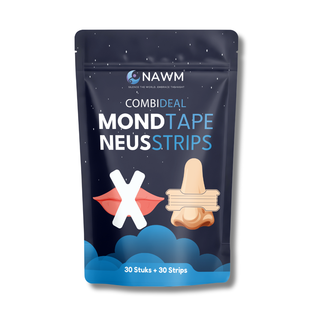 NAWM® Slaapset – Mondtape & Neusstrips voor Optimale Slaap