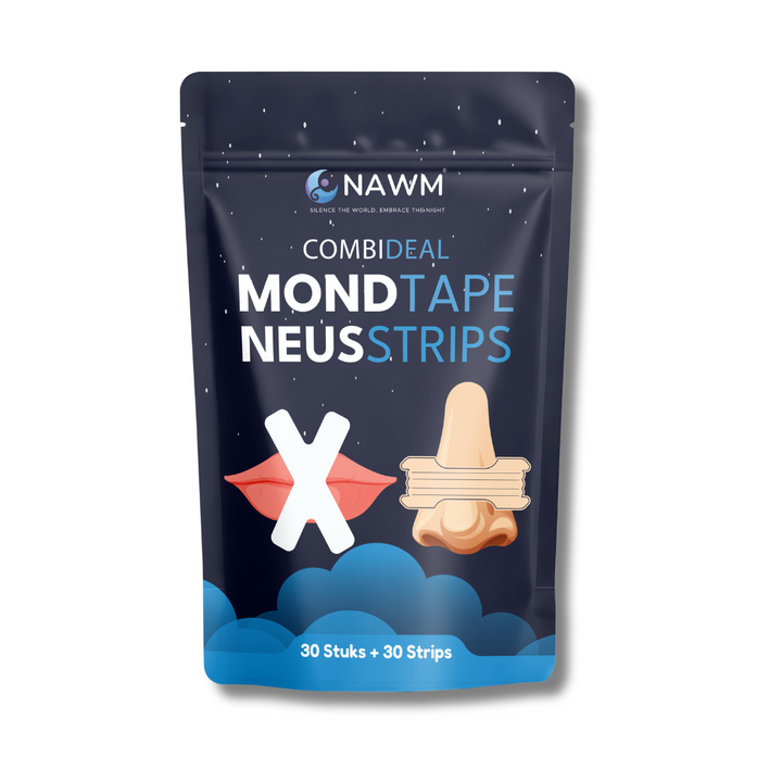 NAWM® Slaapset – Mondtape & Neusstrips voor Optimale Slaap